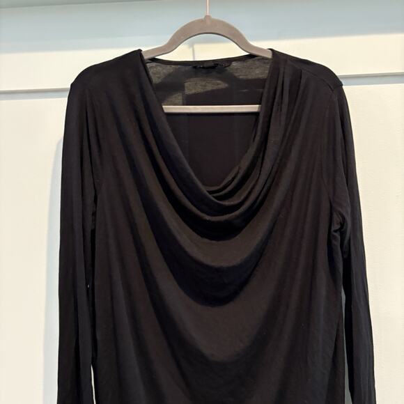 Jane Delancey Tops - Jane Delancey Top Women Medium Black Tunic Stretch Drape Flowy Capsule Staple